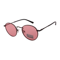 Wholesale High Quality Round Fashion Pink Retro Metal Sunglasses
